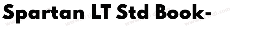 Spartan LT Std Book字体转换
